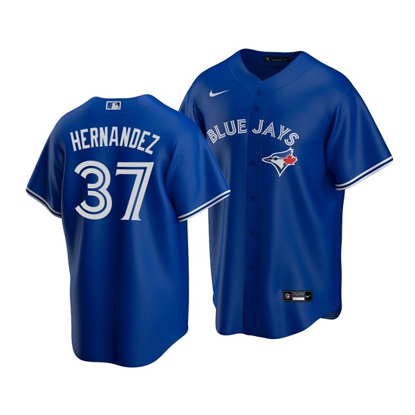 Men's Toronto Blue Jays #37 Teoscar Hernandez Royal Cool Base Stitched Jersey Men's Toronto Blue Jays #37 Teoscar Hernandez Royal Cool Base Stitched Jersey